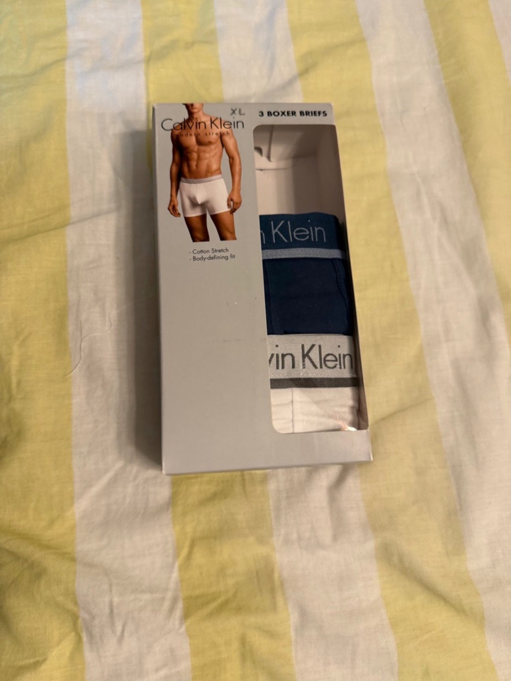 Calvin Klein Men’s  Boxer Briefs - Blue & White